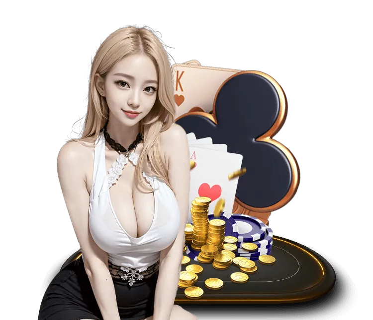 Bàn chơi Baccarat tại MCW77 với các lá bài và chip